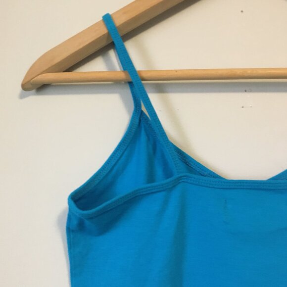 NWT Seductions Bright Aqua Blue Simple Cotton Camisole - Picture 6 of 13